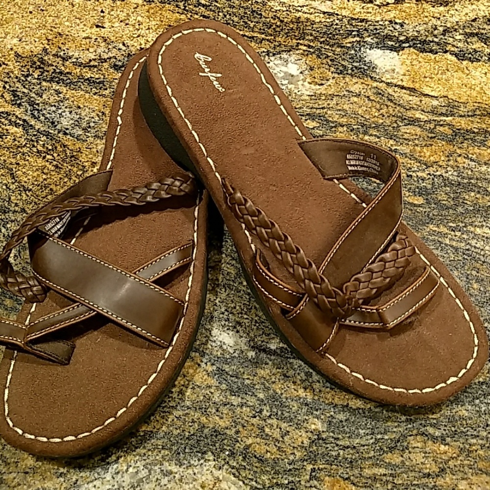 Curfew Sandals, new without tags, never worn